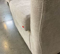 Open Box: Hyde Swivel Chair - Performance Casual Chenille Parchment