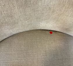 Open Box: Hyde Swivel Chair - Performance Casual Chenille Parchment