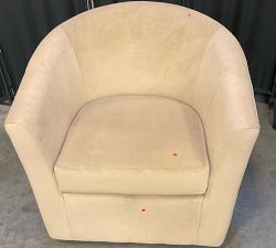 Open Box: Hyde Swivel Chair - Performance Everydayvelvet Camel