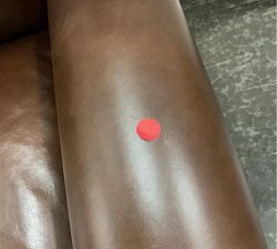 Open Box: James Roll Arm Leather Manual Recliner (39.5") - Legacy Chocolate