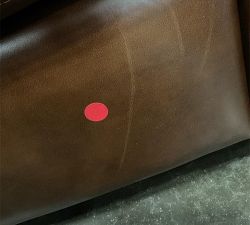 Open Box: James Roll Arm Leather Manual Recliner (39.5") - Legacy Chocolate