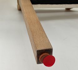 Open Box: Kanan Dining Chair - Keystone Sandstone Leather, Seadrift