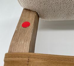 Open Box: Kanan Dining Chair - Keystone Sandstone Leather, Seadrift