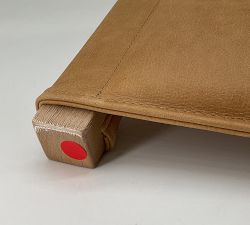 Open Box: Kanan Dining Chair - Keystone Sandstone Leather, Seadrift