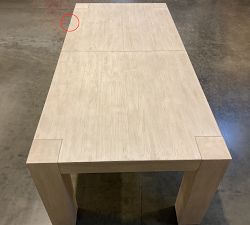 Open Box: Laguna Rectangular Extendable Dining Table (86"-110") - Sand Dune