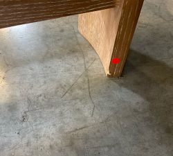 Open Box: Modern Farmhouse Counter Stool (26") - Performance Boucle Oatmeal, Fog