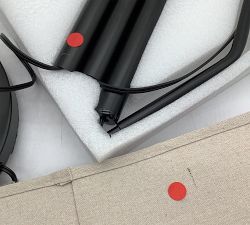 Open Box: Payton Metal Floor Lamp (65") - Black