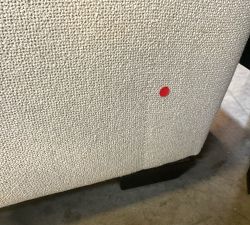 Open Box: Pearce Square Arm Chair - Performance Boucle Oatmeal