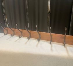 Open Box: Scarlett Row of Hooks, 7 Hooks (36") - Brogan Brown