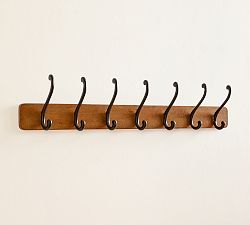 Open Box: Scarlett Row of Hooks, 7 Hooks (36") - Brogan Brown