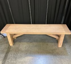 Open Box: Toscana Dining Bench (14"W x 60"L) - Seadrift