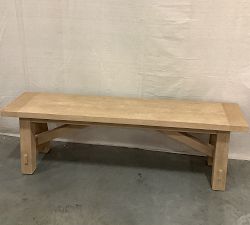Open Box: Toscana Dining Bench (14"W x 60"L) - Seadrift