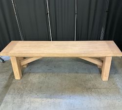 Open Box: Toscana Dining Bench (14"W x 60"L) - Seadrift