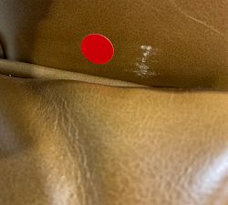 Open Box: Tyler Roll Arm Manual Tall Recliner with Nailheads (41") - Statesville Caramel, Espresso