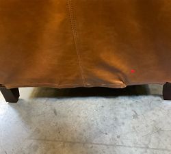 Open Box: Tyler Square Arm Manual Tall Recliner without Nailheads (41") - Statesville Caramel, Espresso