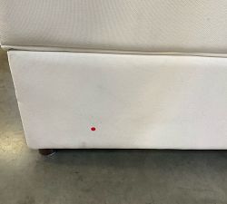 Open Box: Ultra Lounge Square Arm Left Recliner - Performance Heathered Basketweave Ivory