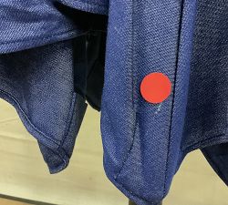 Open Box: 9' Round Outdoor Patio Umbrella with Rustproof Aluminum Tilt Frame - Sunbrella®; Cobalt