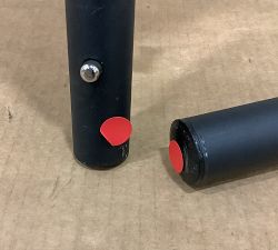 Open Box: 9' Round Outdoor Patio Umbrella with Rustproof Aluminum Tilt Frame - Sunbrella®; Cobalt