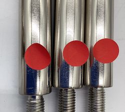 Open Box: Everson Wide Metal Storage Shelf (22"W x 34"H) - Polished Nickel