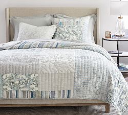 Jake Upholstered Platform Bed Wood Base