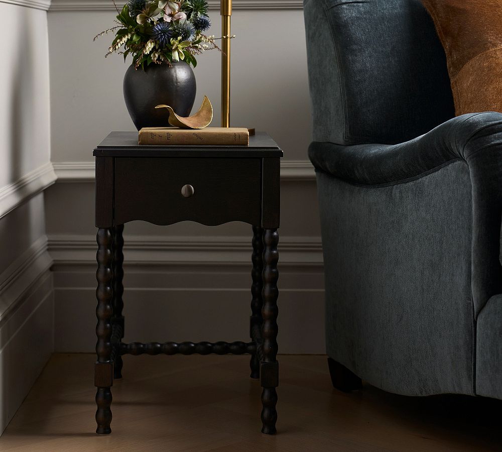 Noelle Rectangular Side Table (14") by Pottery Barn