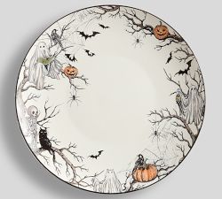 Midnight Manor Stoneware Dinner Plates - Set of 4