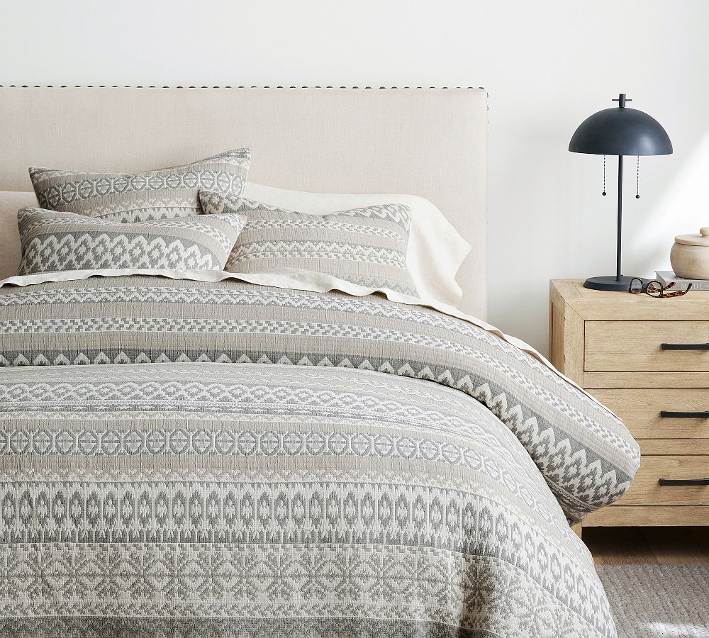 Raleigh Square Upholstered Headboard by Pottery Barn