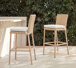 Huntington Wicker Outdoor Barstool