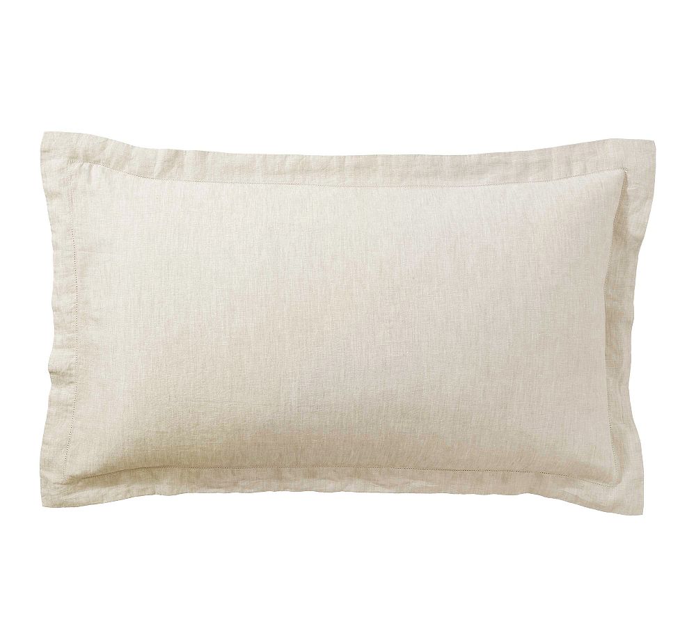 Belgian Flax Linen Sham - Flax, King, Set of 2