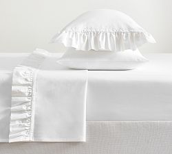 400-Thread-Count Ruffle Percale Sheet Set