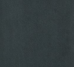 Open Box: Turner Petite Square Arm Left Loveseat with Nailheads - Performance Everydayvelvet™ Slate, Espresso