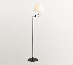 Open Box: Hayden Metal Articulating Task Floor Lamp (58") - Bronze