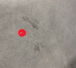 Open Box: Balboa Leather Swivel Armchair (41.5") - Keystone Azure