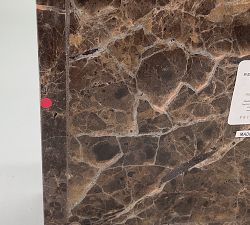 Open Box: Bryant Marble Jewelry Box, Large (13"W) - Dark Emperador