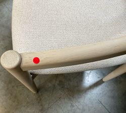 Open Box: Laguna Dining Chair - Performance Boucle Oatmeal, Sand Dune