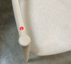 Open Box: Laguna Dining Chair - Performance Boucle Oatmeal, Sand Dune