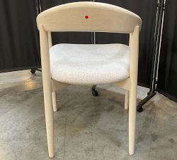 Open Box: Laguna Dining Chair - Performance Boucle Oatmeal, Sand Dune