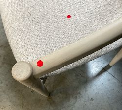 Open Box: Laguna Dining Chair - Performance Boucle Oatmeal, Sand Dune