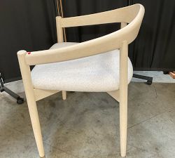 Open Box: Laguna Dining Chair - Performance Boucle Oatmeal, Sand Dune