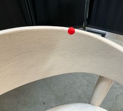 Open Box: Laguna Dining Chair - Performance Boucle Oatmeal, Sand Dune