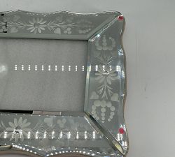 Open Box: LoveShackFancy Cut Glass Frame (5" x 7") - Silver
