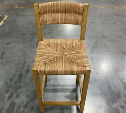 Open Box: Malibu Woven Counter Stool (24") - Honey