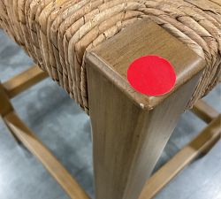 Open Box: Malibu Woven Counter Stool (24") - Honey