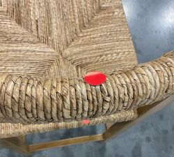 Open Box: Malibu Woven Counter Stool (24") - Honey