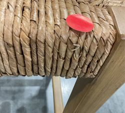 Open Box: Malibu Woven Counter Stool (24") - Honey