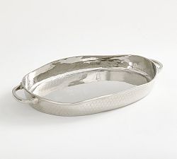 Open Box: Monique Lhuillier Trelliage Bar Tray - Silver