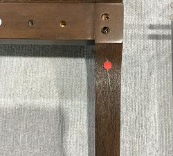 Open Box: Monty Cane Counter Stool (26") - Vintage Amber, Performance Boucle Oatmeal