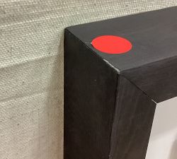 Open Box: Quietside Pines Framed Print, Print #2 (44.5"W x 33.5"H) - Black Frame