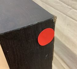 Open Box: Quietside Pines Framed Print, Print #2 (44.5"W x 33.5"H) - Black Frame