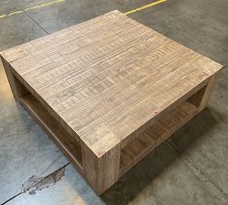 Open Box: Rockport Square Reclaimed Wood Coffee Table (44") - Sierra